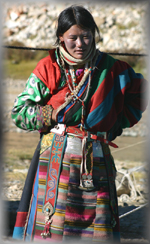 Nomad woman:  Tirthapuri