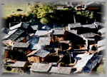 roofs of  Dumje:  Manaslu trek, Nepal