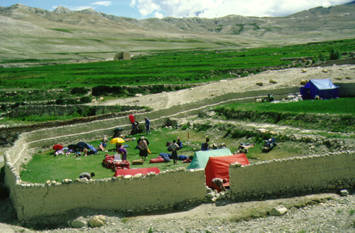 campsite: Lo Manthang, Mustang