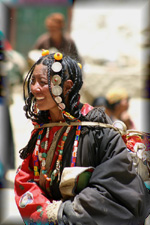 Nomad woman, Upper Mustang, Nepal