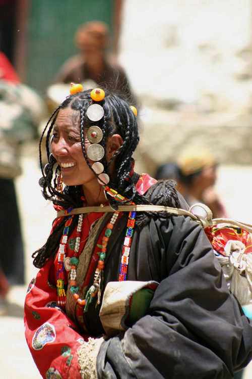 nomad woman, Upper Mustang, Nepal