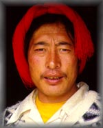 Tibetan nomad, click to see his wife (24K)