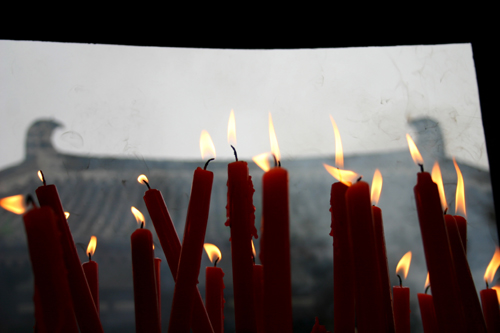 temple candles, Xingjiao Si